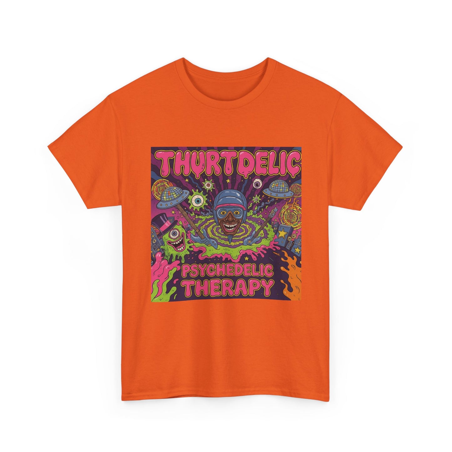 Psychedelic Therapy T‑Shirt — Thortdelic Trippy Art Tee