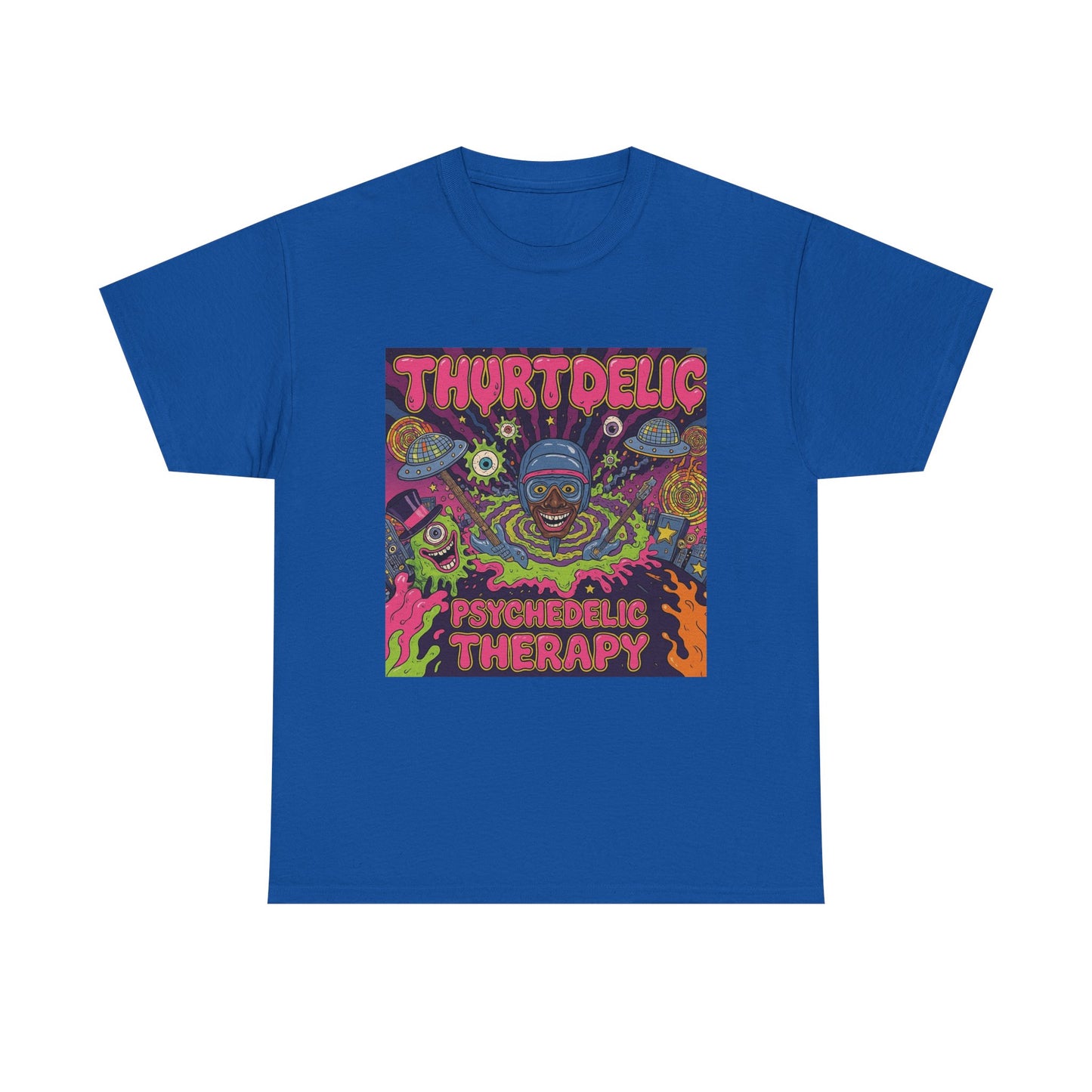 Psychedelic Therapy T‑Shirt — Thortdelic Trippy Art Tee