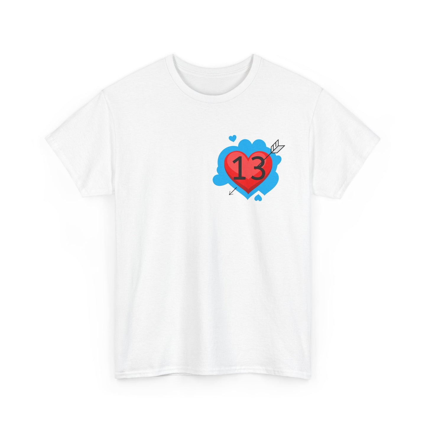 Colorful Heart Graphic Unisex Tee, Fun Casual Wear for Everyday, Valentine's Day Gift, Statement Shirt, Unique Art Tee