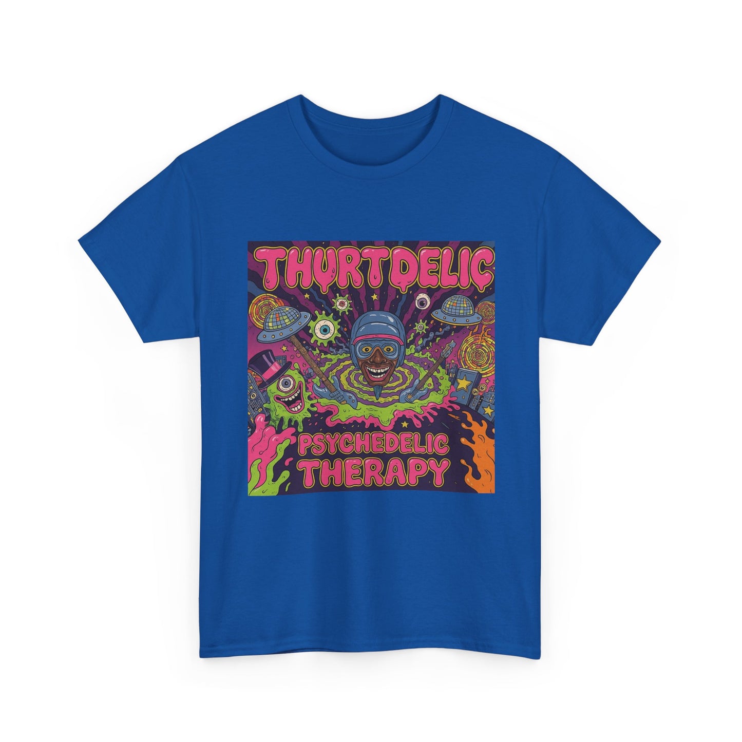 Psychedelic Therapy T‑Shirt — Thortdelic Trippy Art Tee
