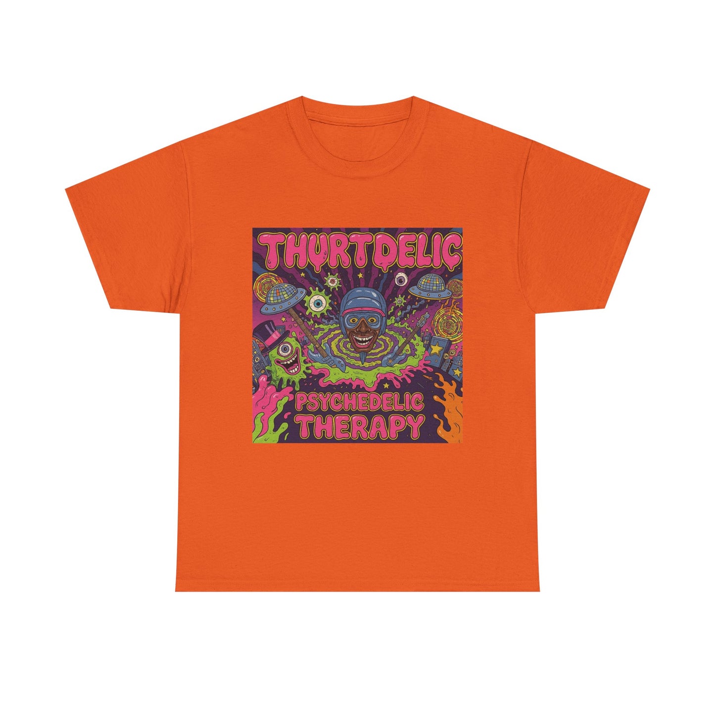 Psychedelic Therapy T‑Shirt — Thortdelic Trippy Art Tee