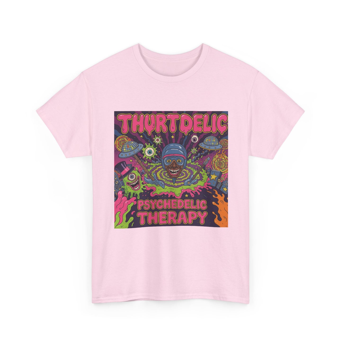 Psychedelic Therapy T‑Shirt — Thortdelic Trippy Art Tee